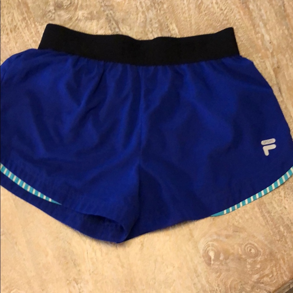 Fila shorts black blue with pocket small